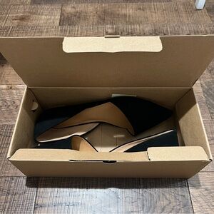 J. Crew Black Pointed Flats